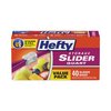 Hefty Slider Bags, 1 gal, 1.5 mil, 2.5" x 11", Clear, PK270 R81430